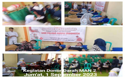 MAN 2 Kota Cirebon Tumbuhkan Social Lives Melalui Donor Darah