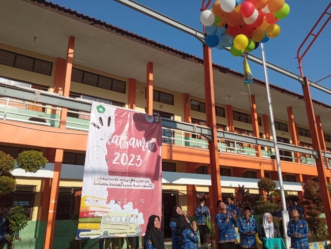 Gambar 2. Pelepasan Balon Udara Sebagai Simbol Dimulainya MATSAMA 2023